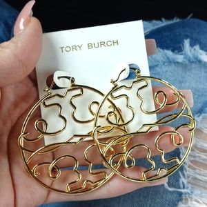 ✨HP✨Tory Burch Twisted Miller Hoops